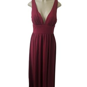 Ever Pretty Deep Red Maxi Dress